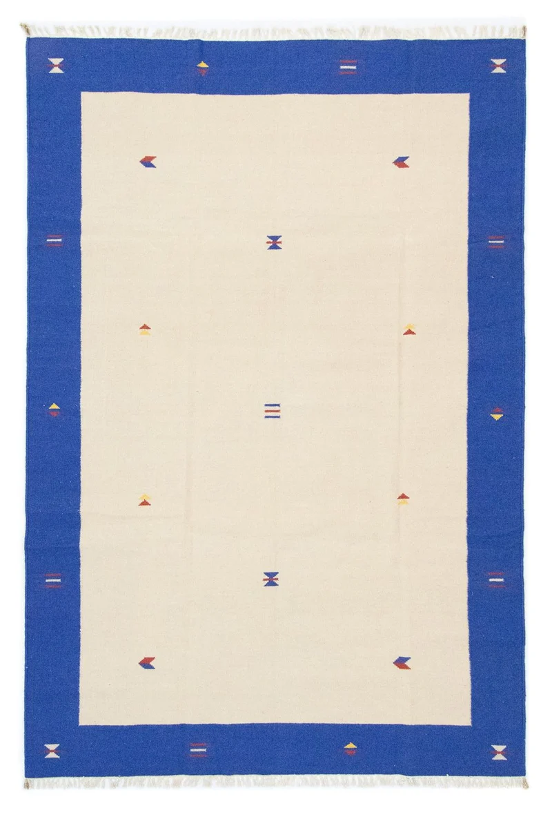 Kelim Modern Teppich 200x300cm - beige