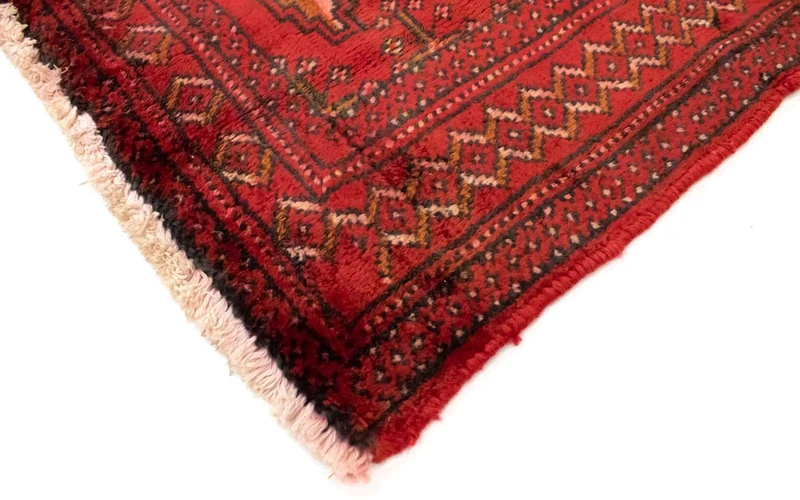 Turkaman Teppich 60x130cm - Orientteppich - rot