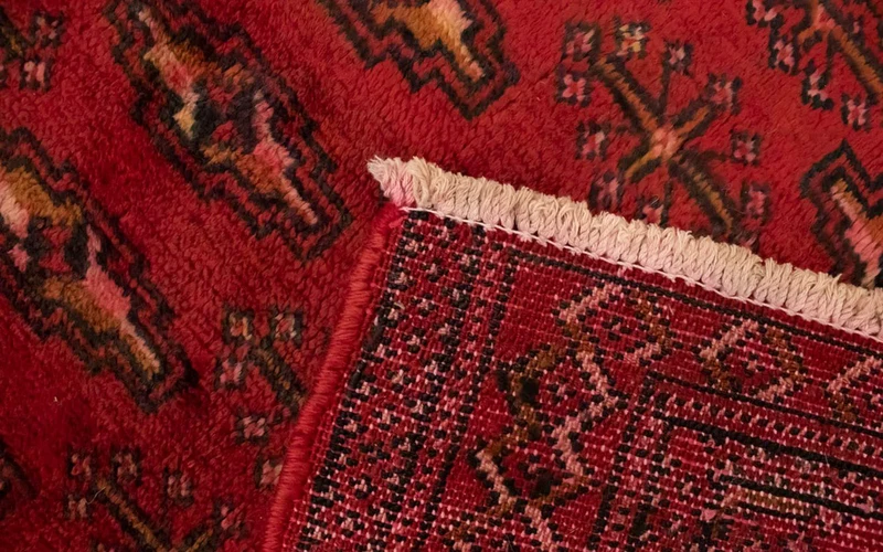 Turkaman Teppich 60x130cm - Orientteppich - rot