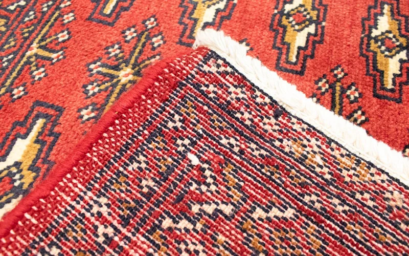 Turkaman Teppich 60x130cm - Orientteppich - rot