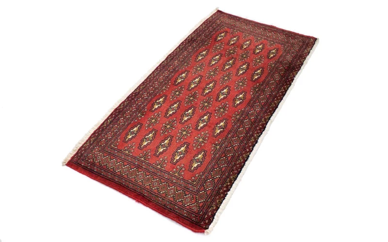 Turkaman Teppich 60x130cm - Orientteppich - rot