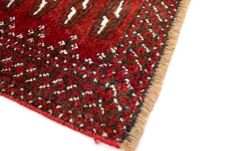 Turkaman Teppich 60x130cm - Orientteppich - rot