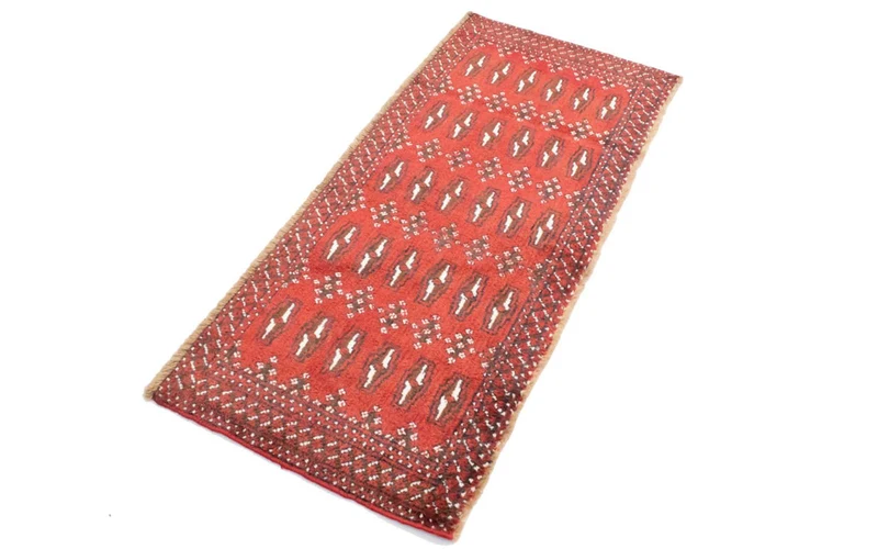 Turkaman Teppich 60x130cm - Orientteppich - rot