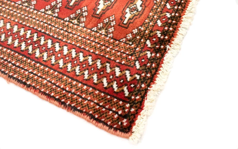 Turkaman Teppich 60x130cm - Orientteppich - rot