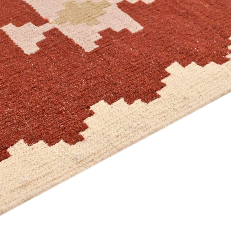 Kelim Fars Teppich 105x153cm - mehrfarbig