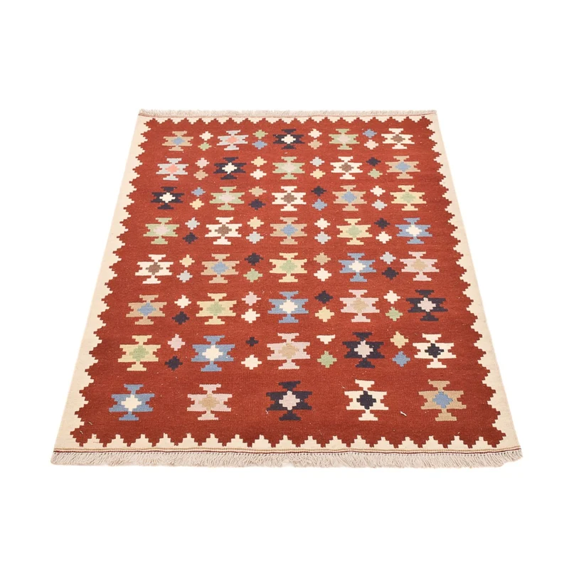 Kelim Fars Teppich 105x153cm - mehrfarbig