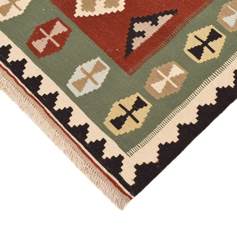 Kelim Fars Teppich 110x146cm - mehrfarbig