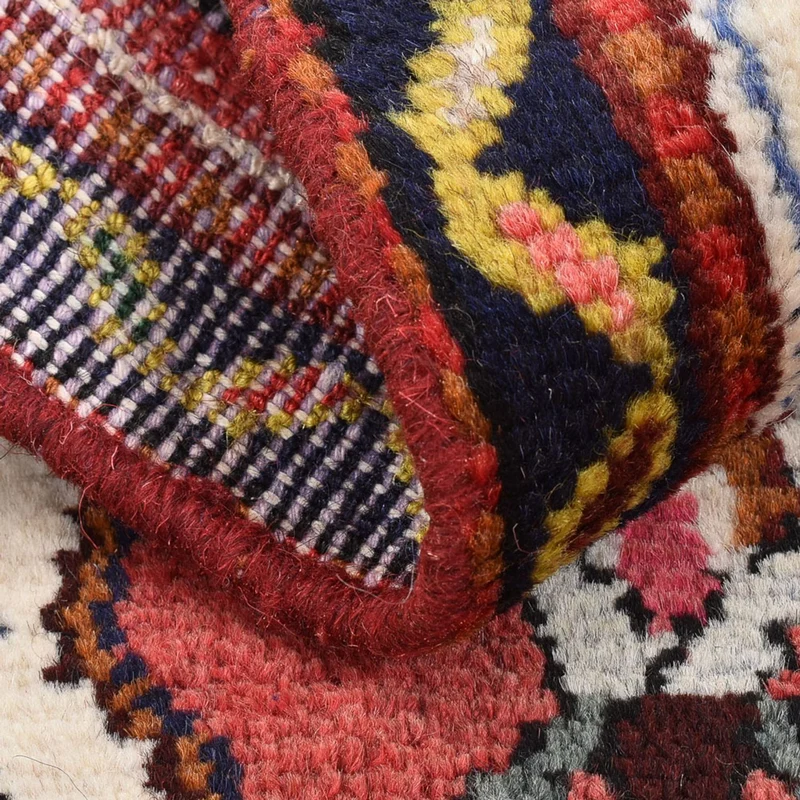 Hamadan Teppich 65x65cm - Perserteppich - rot