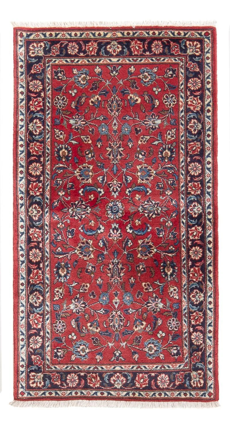 Keshan Teppich 68x140cm - Perserteppich - rot