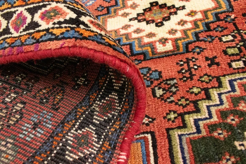 Ghashghai Teppich 100x144cm - Perserteppich - rot