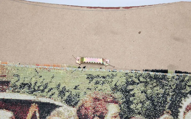 Bild-Teppich 70x120cm - Orientteppich - mehrfarbig