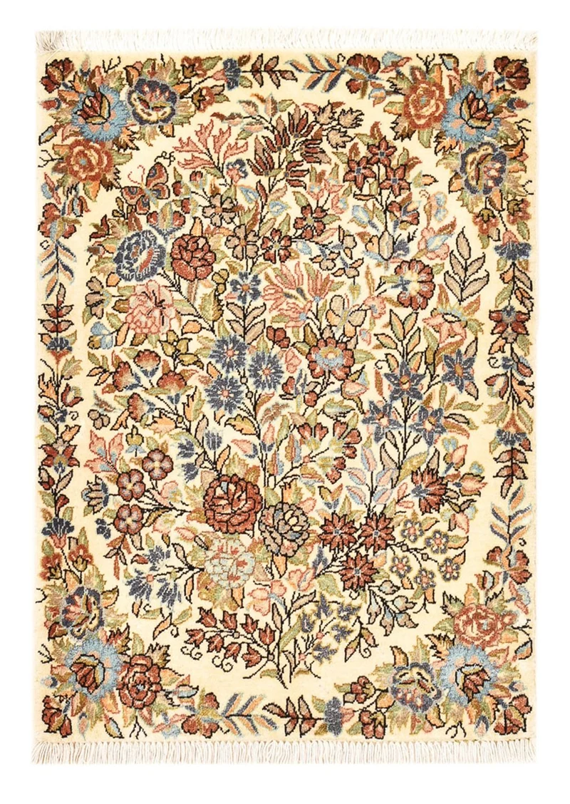 Rafsanjan Teppich 53x70cm - Perserteppich - mehrfarbig