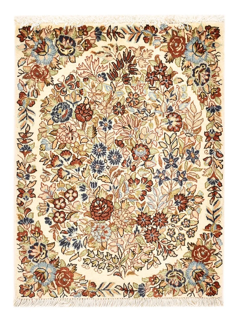 Rafsanjan Teppich 53x70cm - Perserteppich - mehrfarbig
