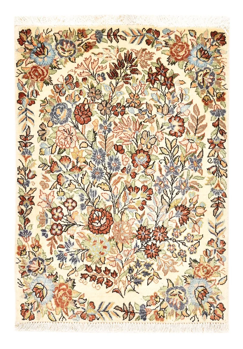 Rafsanjan Teppich 53x70cm - Perserteppich - mehrfarbig