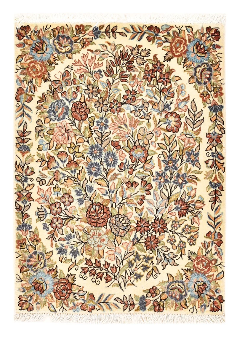 Rafsanjan Teppich 53x70cm - Perserteppich - mehrfarbig