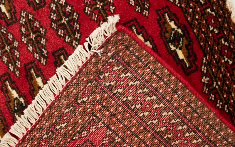 Turkaman Teppich 60x130cm - Orientteppich - rot
