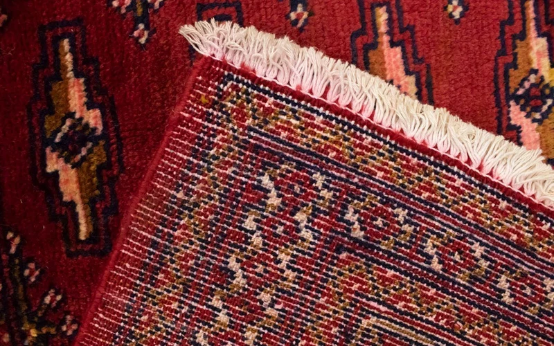 Turkaman Teppich 60x130cm - Orientteppich - rot