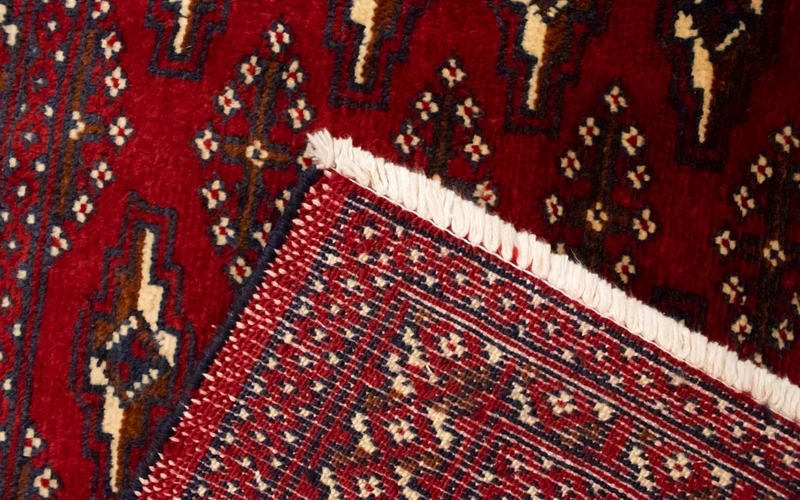 Turkaman Teppich 60x130cm - Orientteppich - rot