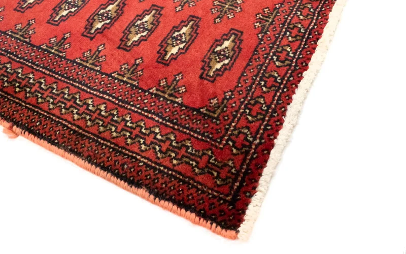 Turkaman Teppich 60x130cm - Orientteppich - rot