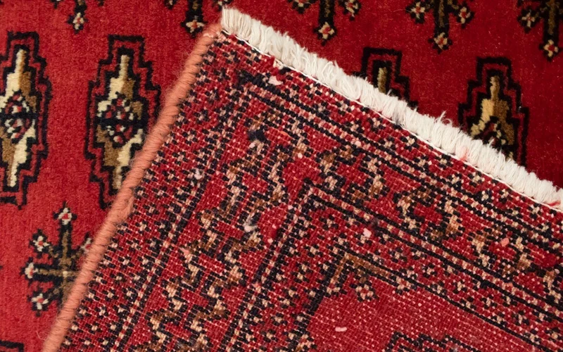 Turkaman Teppich 60x130cm - Orientteppich - rot