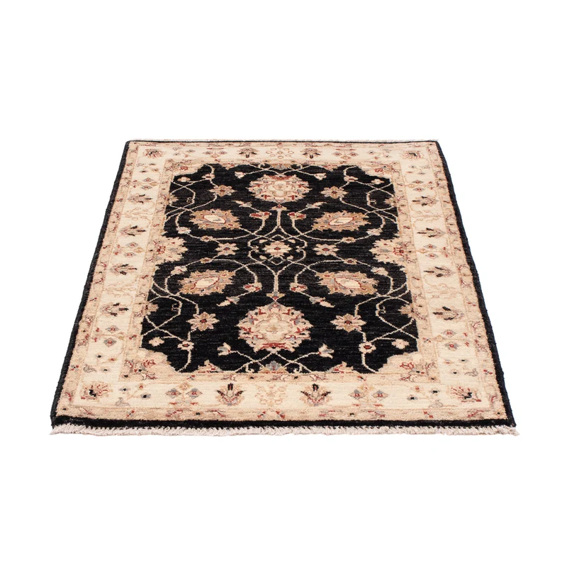 Ziegler Teppich 80x120cm - Orientteppich - schwarz