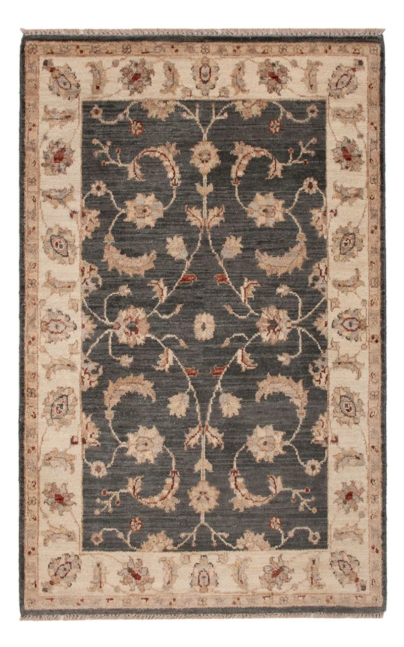 Ziegler Teppich 80x120cm - Orientteppich - schwarz