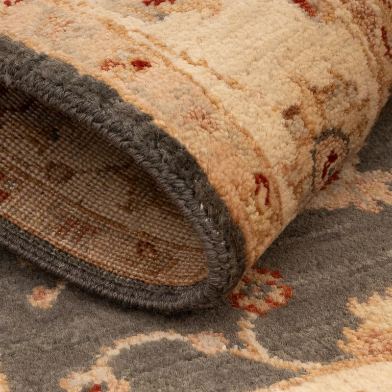 Ziegler Teppich 80x120cm - Orientteppich - schwarz