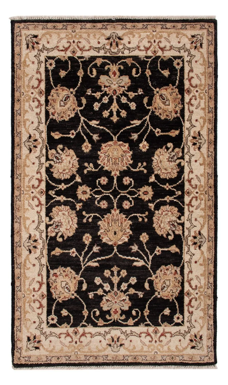 Ziegler Teppich 80x120cm - Orientteppich - schwarz