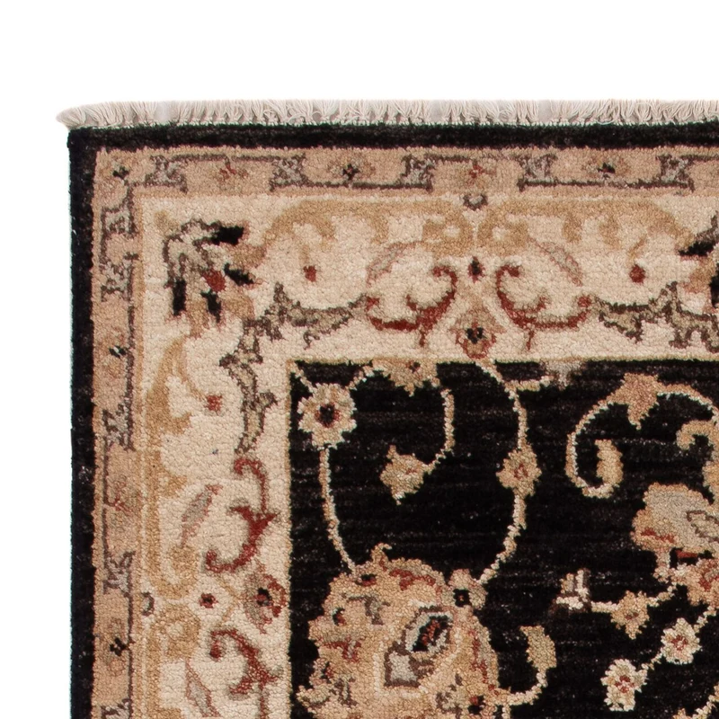 Ziegler Teppich 80x120cm - Orientteppich - schwarz
