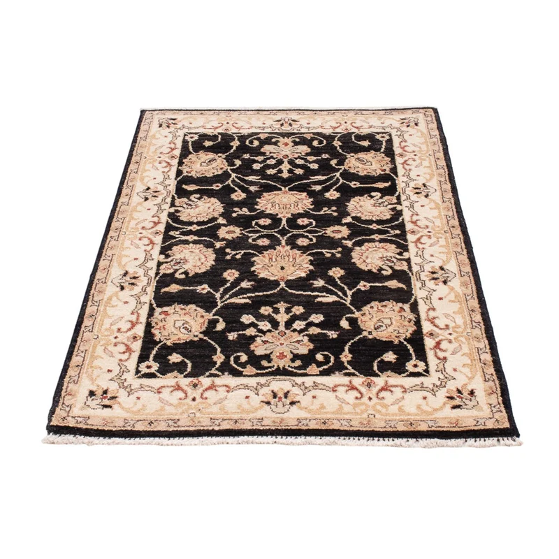 Ziegler Teppich 80x120cm - Orientteppich - schwarz
