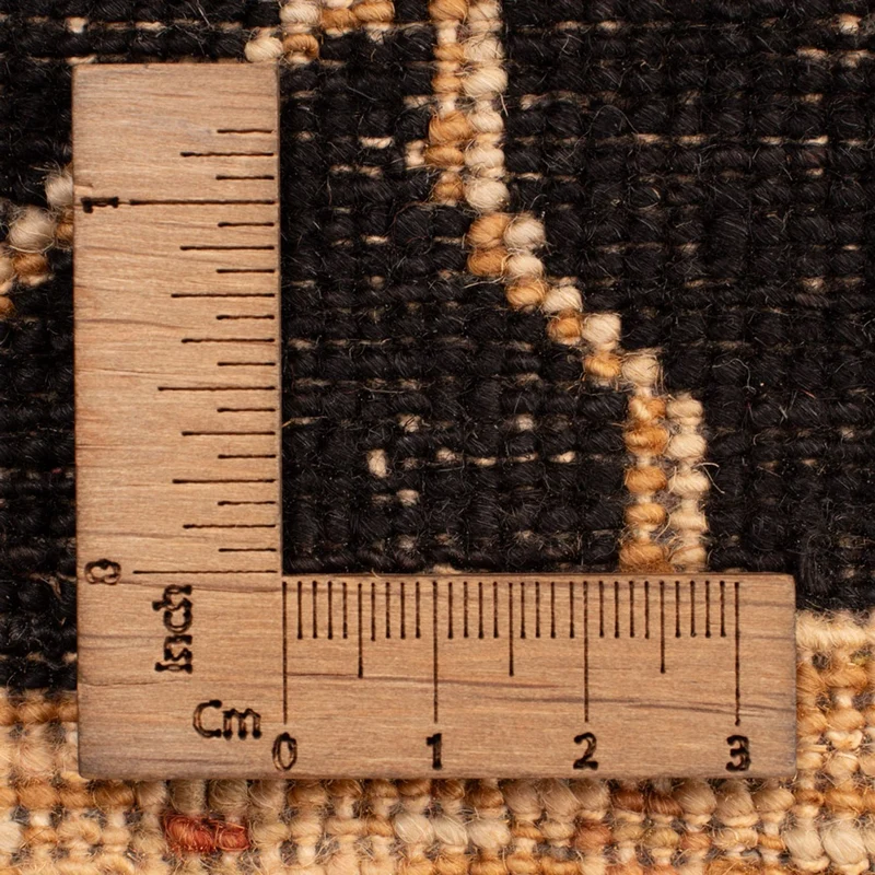 Ziegler Teppich 60x90cm - Orientteppich - schwarz