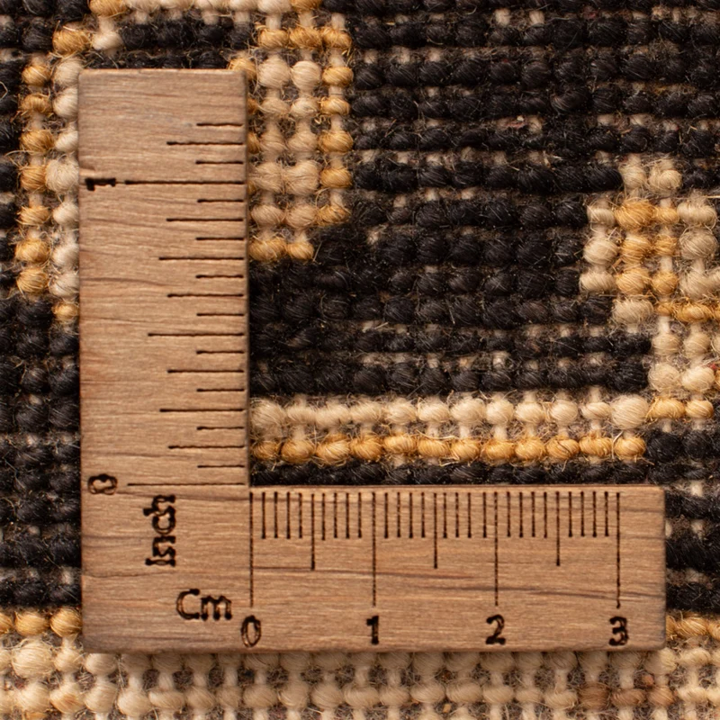 Ziegler Teppich 60x90cm - Orientteppich - schwarz