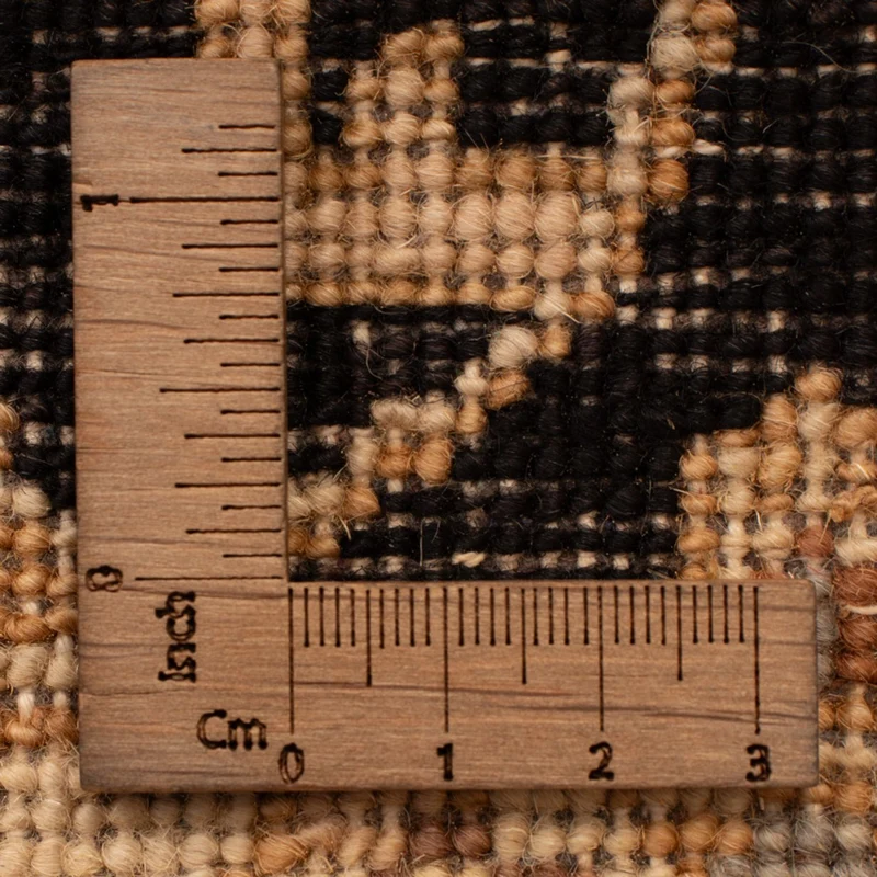 Ziegler Teppich 60x90cm - Orientteppich - schwarz