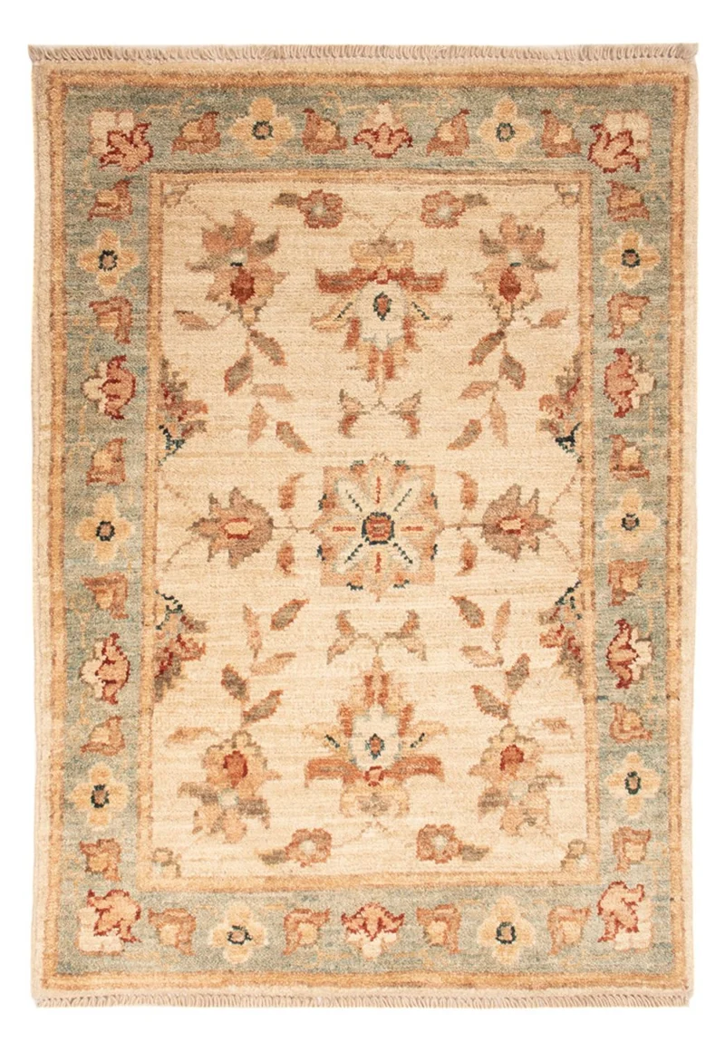 Ziegler Teppich 51x72cm - Orientteppich - beige