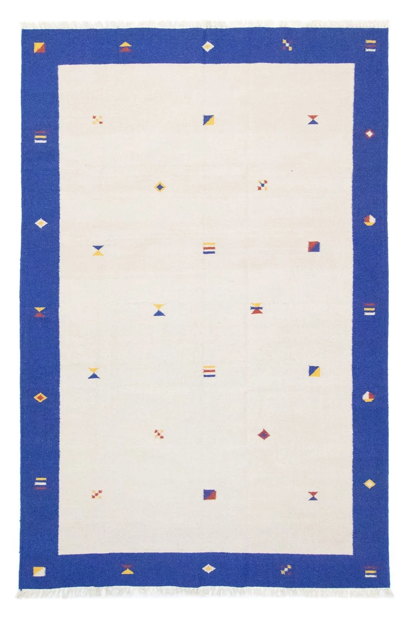 Kelim Modern Teppich 200x300cm - beige