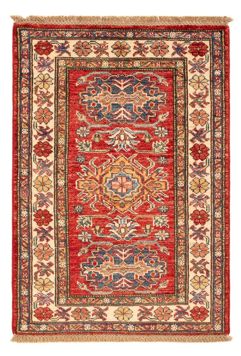Kazak Teppich 62x91cm - Orientteppich - rot