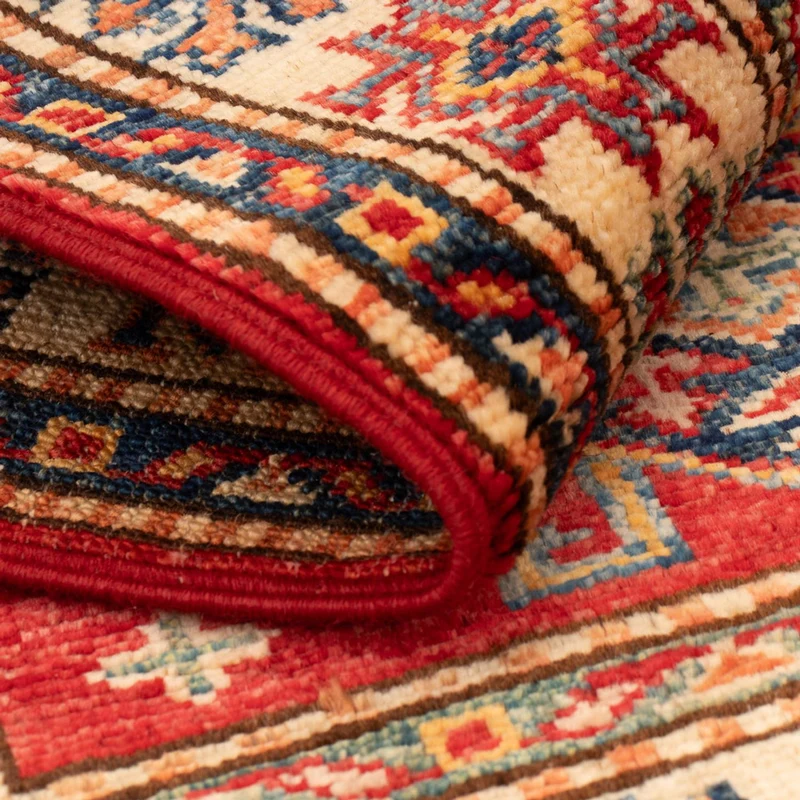 Kazak Teppich 60x90cm - Orientteppich - rot