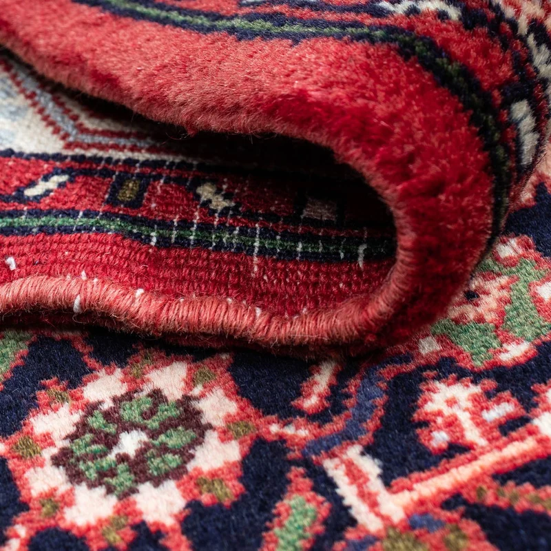 Hosseinabad Teppich 80x125cm - Perserteppich - dunkelblau