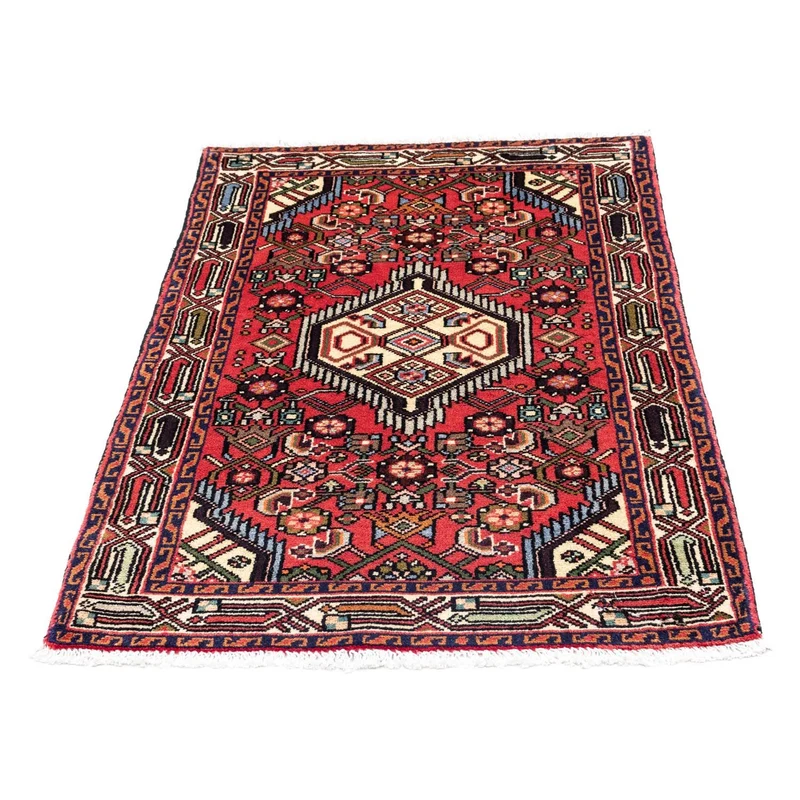 Hosseinabad Teppich 80x125cm - Perserteppich - rot