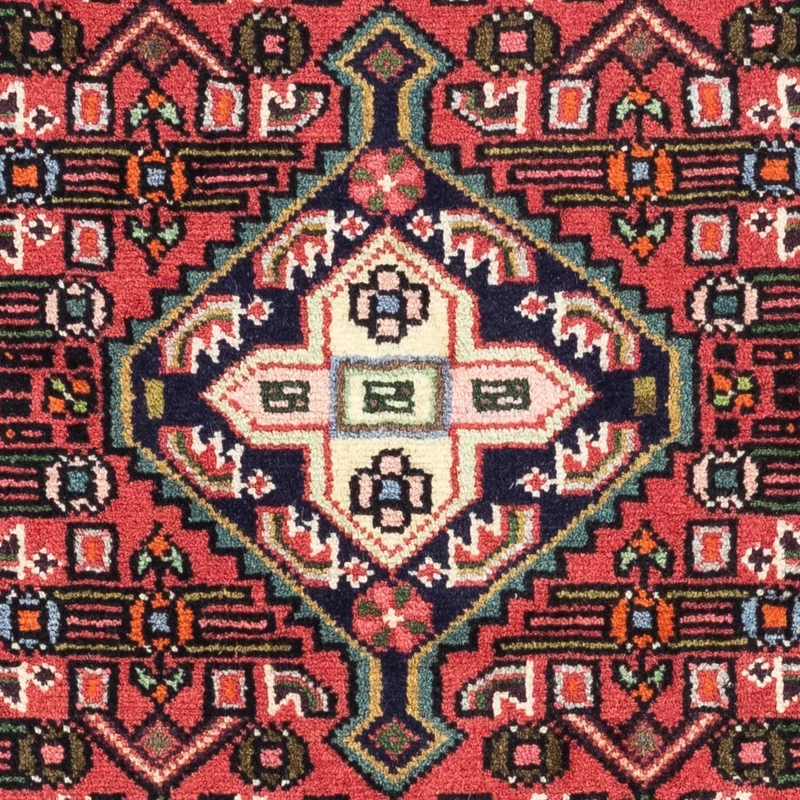 Hosseinabad Teppich 80x125cm - Perserteppich - rot