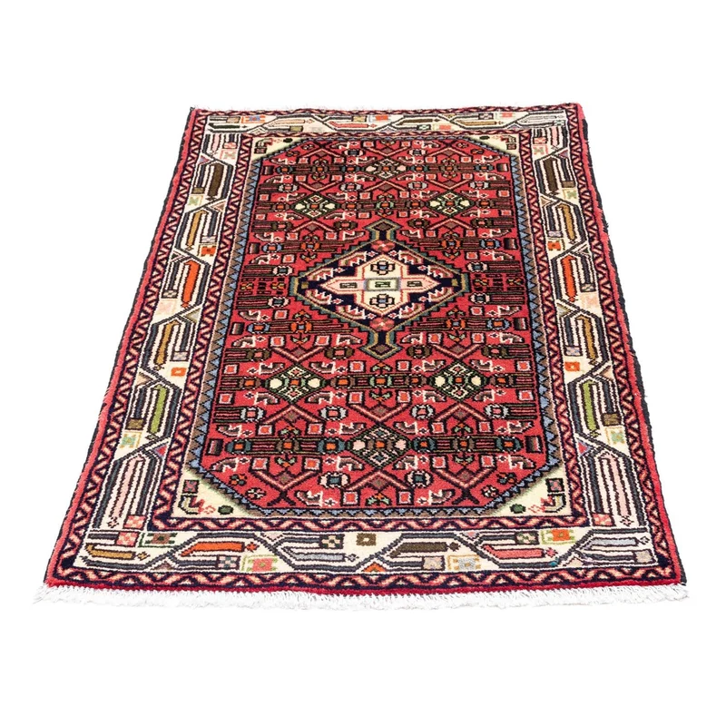 Hosseinabad Teppich 80x125cm - Perserteppich - rot
