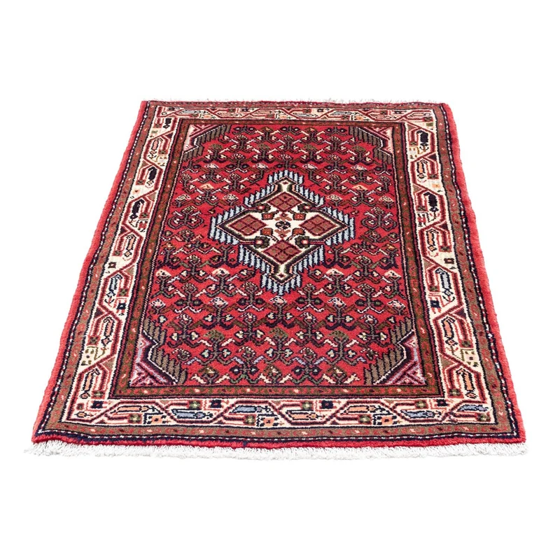 Hosseinabad Teppich 80x125cm - Perserteppich - rot