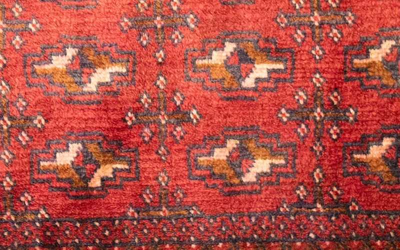 Turkaman Teppich 60x130cm - Orientteppich - rost