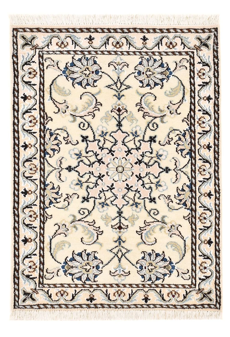 Nain - 12La Teppich 57x87cm - Perserteppich - beige