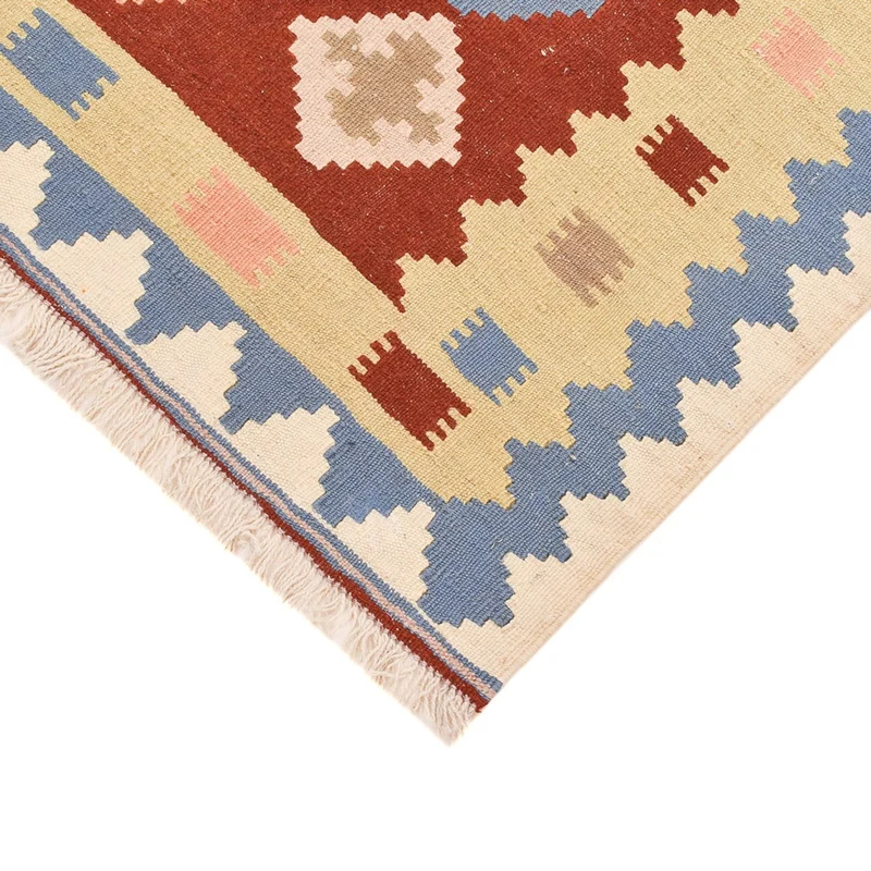 Kelim Fars Teppich 105x150cm - mehrfarbig