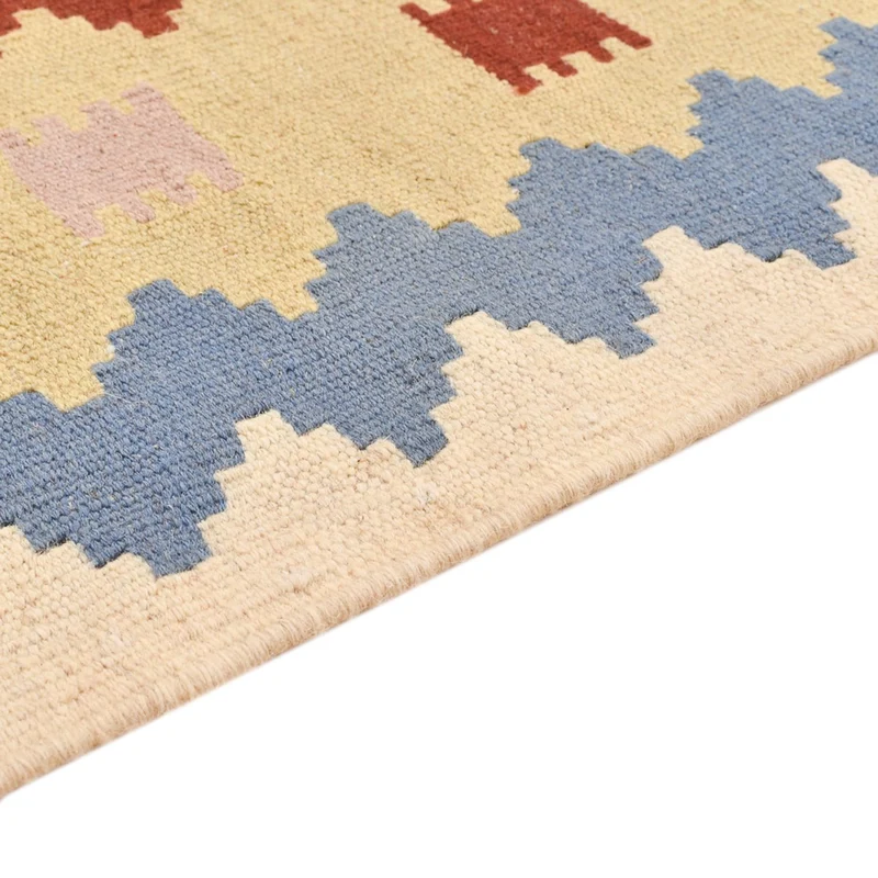Kelim Fars Teppich 105x150cm - mehrfarbig