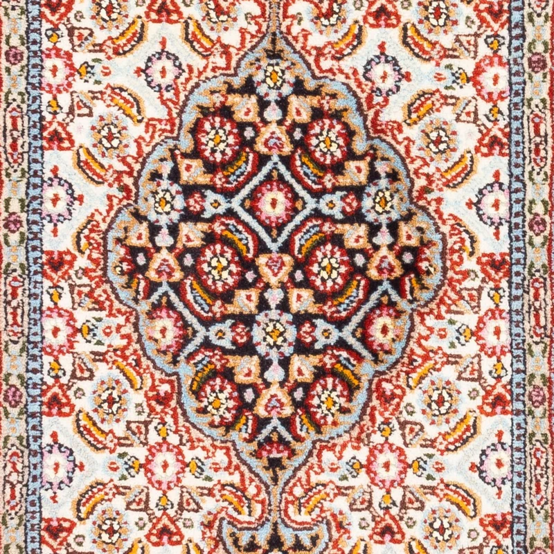 Moud Teppich 60x90cm - Perserteppich - dunkelrot