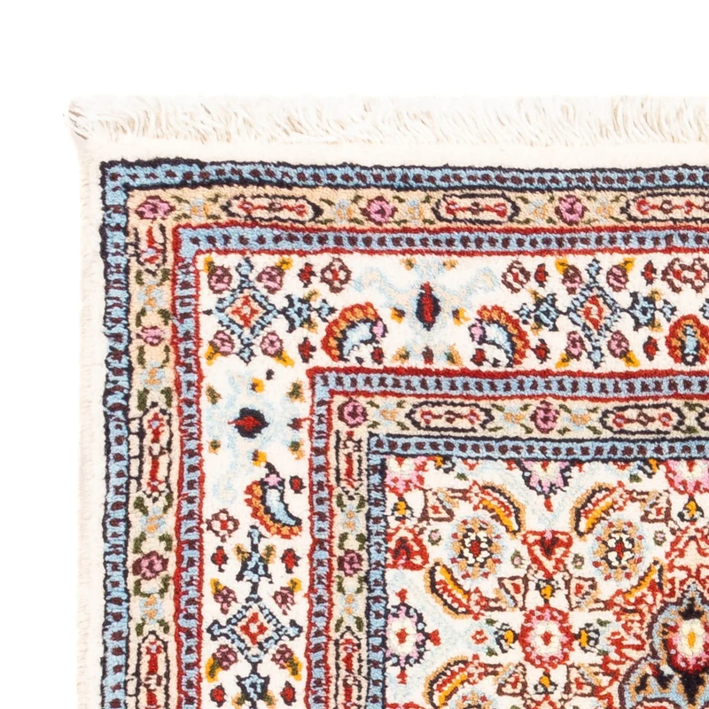Moud Teppich 60x90cm - Perserteppich - dunkelrot