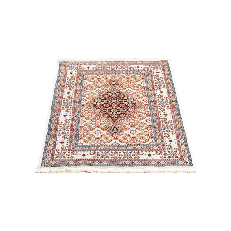 Moud Teppich 60x90cm - Perserteppich - dunkelrot