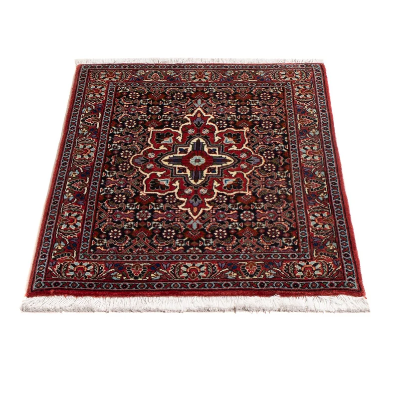 Bidjar - Takab Teppich 50x70cm - Perserteppich - dunkelblau